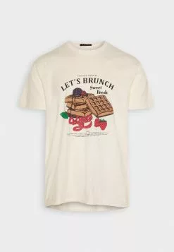Kaotiko Washed Let´S Brunch Unisex - T-Shirt Print - Ivory 10 Kaotiko Washed Let´S Brunch Unisex - T-Shirt Print - Ivory -Kaotiko Winkel f1a83143bf0a4149800d1cf86a7fce84