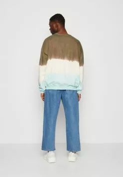 Kaotiko Crew Tie Dye Boone Unisex - Sweater - Brown/Sky -Kaotiko Winkel f3df08e64730443188c8966adde87ae2