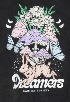 Kaotiko Dreamers Unisex - T-Shirt Print - Black 12 Kaotiko Dreamers Unisex - T-Shirt Print - Black -Kaotiko Winkel ff0b6d6f833d41c9af3185d25e88ec97